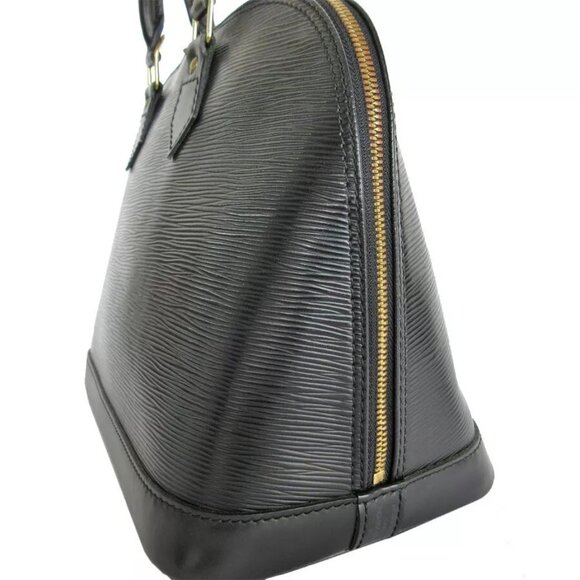 Auth LOUIS VUITTON Epi Alma Handbag black Epi Leather - Picture 3 of 12